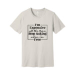 Women's casual graphic tee in white